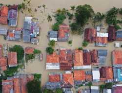 Eceng Gondok di Sungai Buntung Penyebab Banjir Sidoarjo Dibersihkan