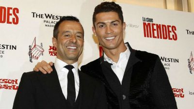 LIGA INGGRIS - Jorge Mendes Bantah Rumor Ronaldo Tak Bahagia di MU