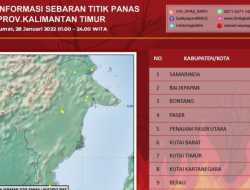 BMKG Deteksi 10 Titik Panas di Kaltim