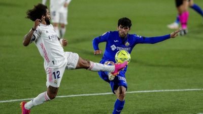 LIGA SPANYOL - Tren Positif Real Madrid Dihentikan Getafe 