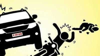 Honda Brio Tabrak 3 Motor dan 2 Mobil