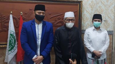 Minta Nasihat, AHY Sambangi Rais Aam PBNU Kiai Miftachul Akhyar