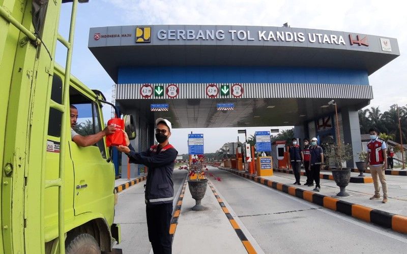Hari Ini Gerbang Tol Kandis Utara Resmi Beroperasi