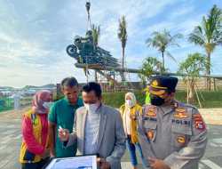 Reflika Patung Presiden RI, Joko Widodo, Di Sircuit Mandalika Resmi Di Pasang