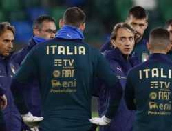 Mancini Akui Tak Banyak Waktu Persiapkan Timnya Hadapi Makedonia Utara
