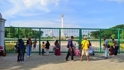 Pengamanan Kawasan Monas Ditingkatkan Semasa Libur Sekolah untuk Antisipasi PKL