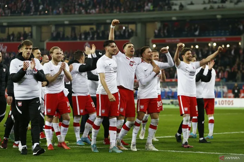 Tekuk Swedia 2-0, Polandia Lolos ke Piala Dunia 2022