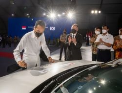 Jokowi Resmikan Pabrik Hyundai Pertama di Asia Tenggara