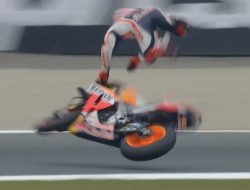 Buntut Kecelakaan Hebat Marc Marquez di Mandalika, Bos Honda Serang Balik Michelin
