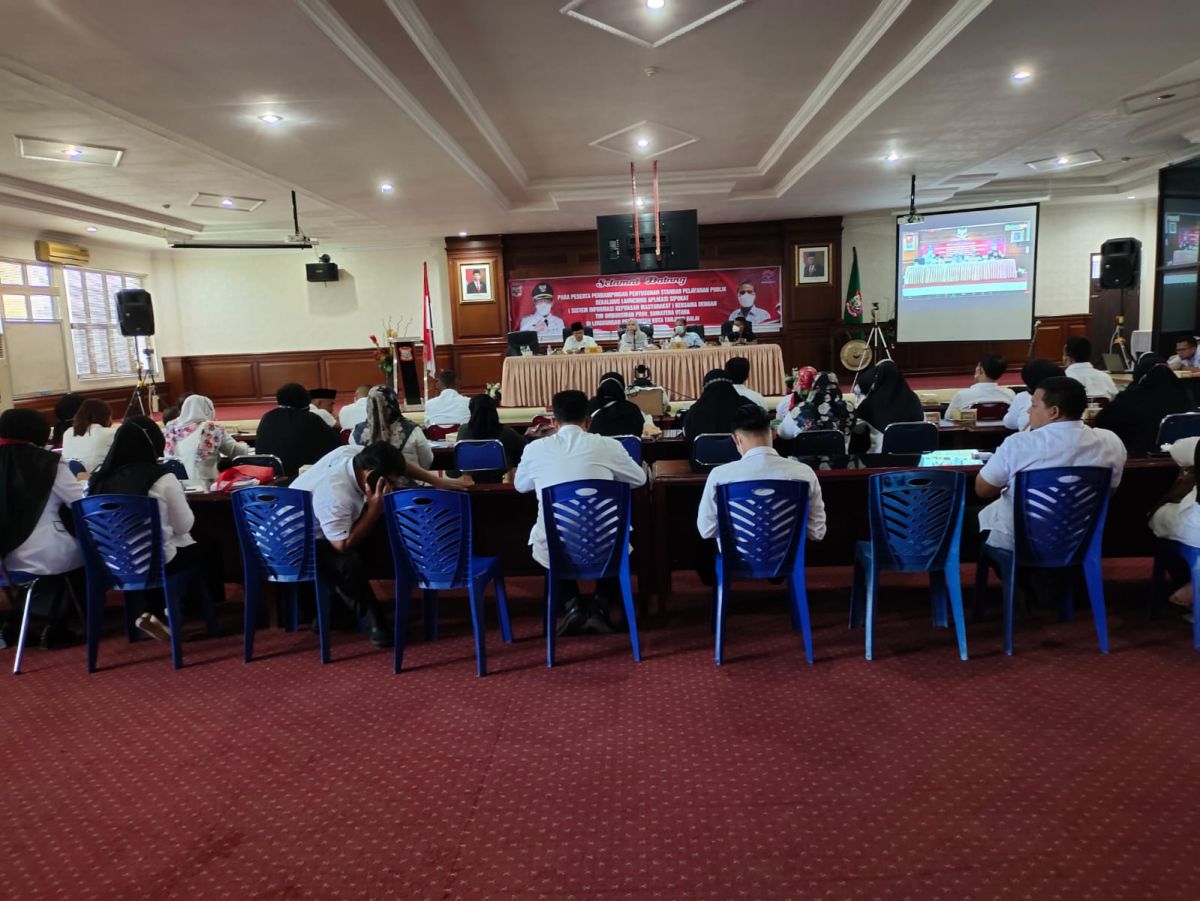 Tahun 2021, Pemko Tanjungbalai Dapat Predikat Kuning Soal Kepatuhan