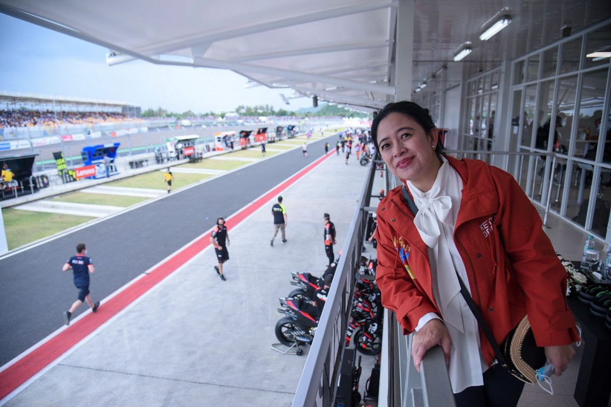 Nonton MotoGP di Mandalika, Puan: Sayang Marquez Tak Bisa Ikut Bertanding