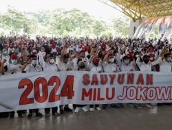 Kawal Hingga Masa Akhir Jabatan, Relawan se- Bandung Raya Deklarasi ‘Sauyunan 2024 Milu Jokowi’