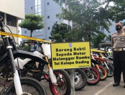 21 Supermoto yang Masuk Tol Kelapa Gading-Pulogebang Cuma Kena Sanksi Tilang