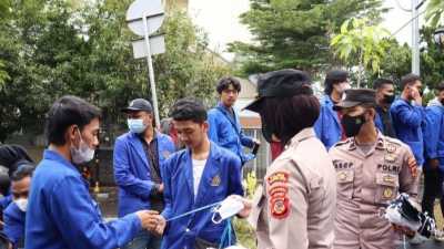 Polres Sukabumi Klaim Aksi Mahasiswa Berjalan Kondusif