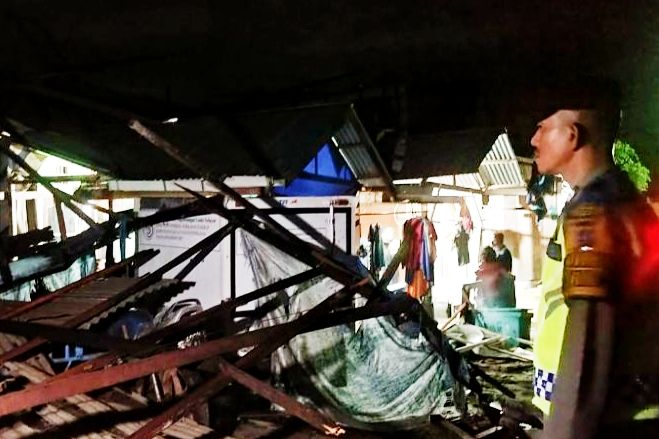 Rumah Warga di Pasir Nan Tigo Padang Hancur Diterjang Puting Beliung