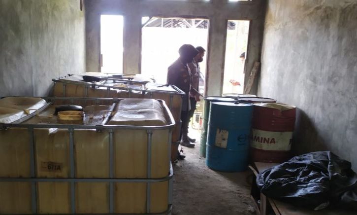 Lokasi Penimbunan BBM Solar di Aceh Besar Digerebek