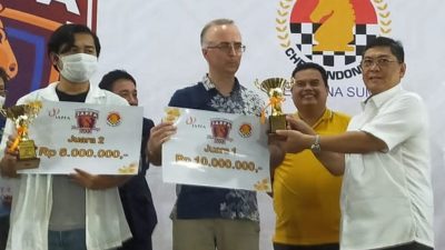 Pelatih Timnas Catur Juarai Japfa Ramadhan Cup 2022