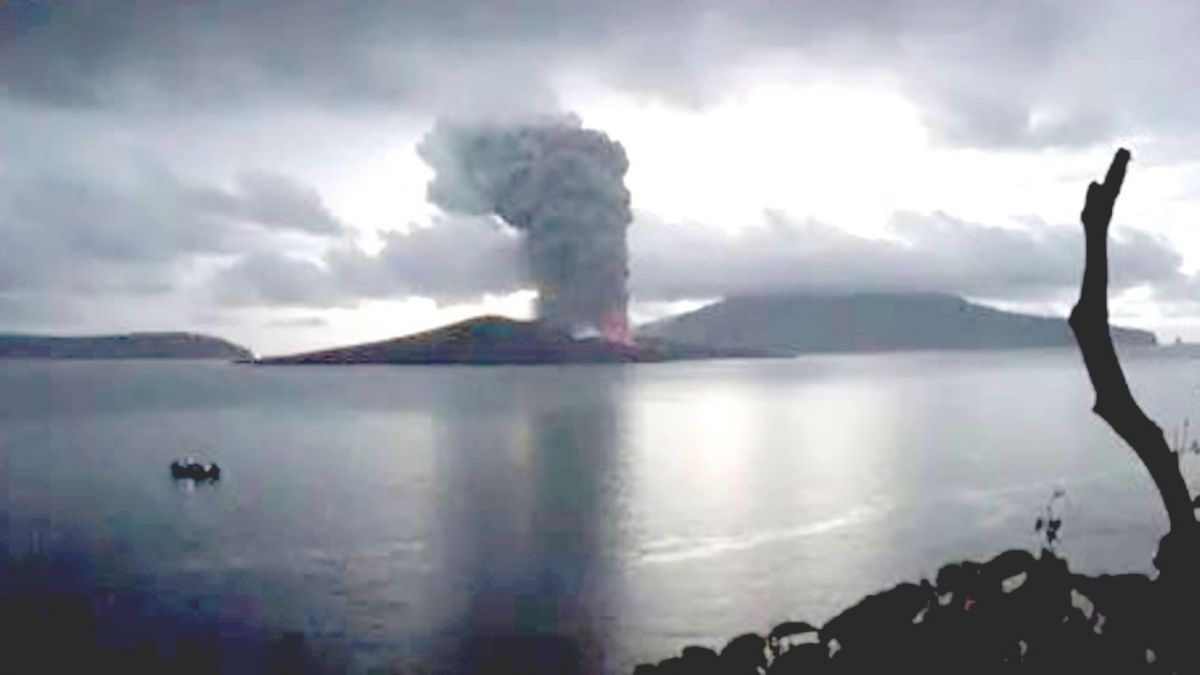Erupsi Gunung Anak Krakatau, Gunung Anak Krakatau