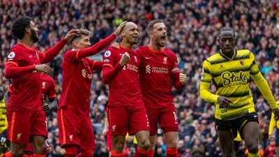 Hajar Watford 2-0, Liverpool Salip City di Puncak Klasemen Sementara Liga Inggris