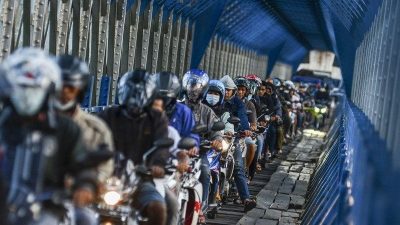 Jalur Utama Cianjur Masih Dipadati Pemudik Arus Balik Lebaran