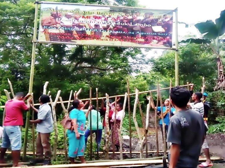 Diduga Ada Permainan Dibalik Pembangunan Waduk Lambo