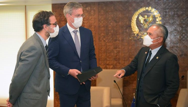Perkuat Hubungan Bilateral, Hafisz Tohir Terima Kunjungan Dubes Uni Eropa