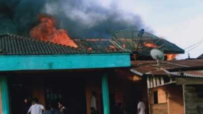 Empat Unit Rumah di Bener Meriah Aceh Terbakar