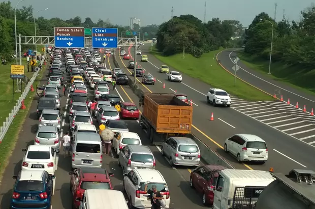 Contraflow, Kendaraan