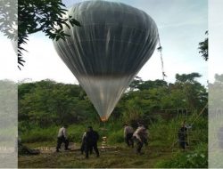 Bahayakan Keselamatan Jalur Udara, 40 Puluh Balon Udara di Pekalongan Disita Polisi 