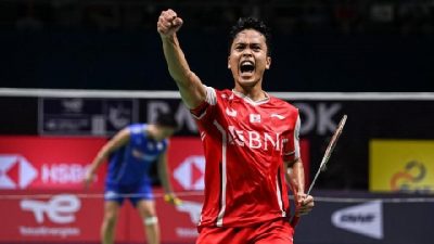 Kalahkan Andalan Jepang, Anthony Ginting Kampium Tunggal Putra Singapore Open 2022