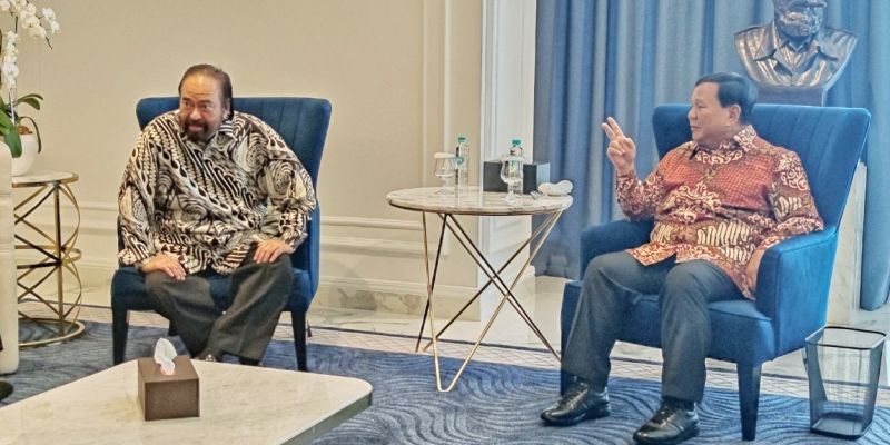 Pertemuan Surya Paloh dan Prabowo Bicarakan Hal Romantisme dan Persahabatan