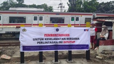 Jelang Libur Nataru, 193 Titik Perlintasan Sebidang Ditutup KAI