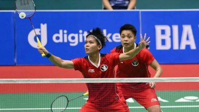 Tumbangkan Unggulan Ketiga, Apriyani/Fadia Melaju ke Semifinal Malaysia Open 2023