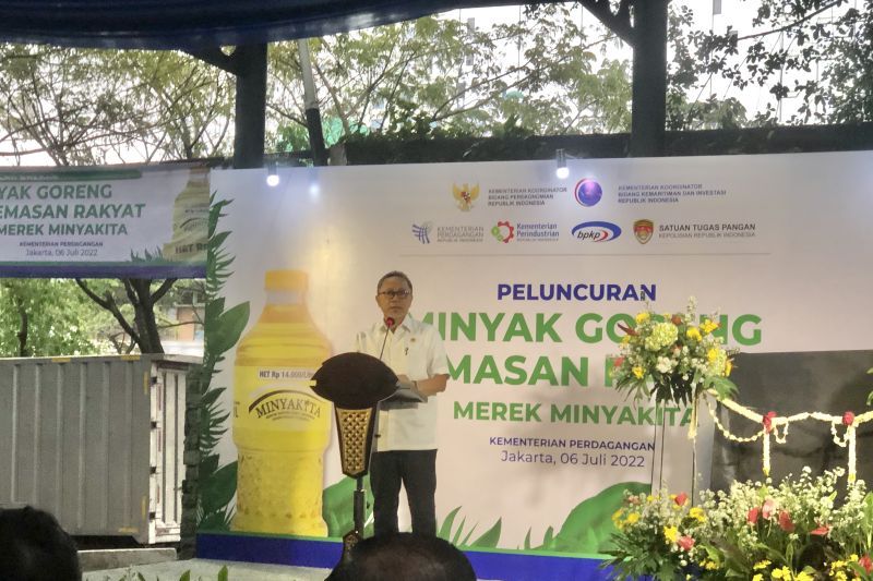 Mendag Luncurkan Minyakita, Harga Jual Rp14 Ribu per Liter