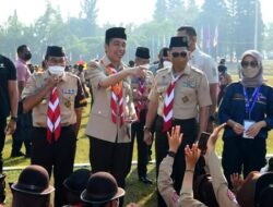 Jokowi Apresiasi Jambore Nasional XI Pramuka Tahun 2022
