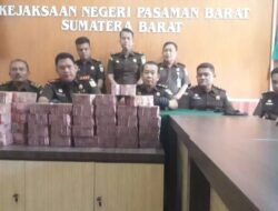 Uang Suap Gratifikasi Pemenang Pembangunan RSUD Senilai Rp3,8 Miliar Diserahkan HAM ke Kejari Pasbar