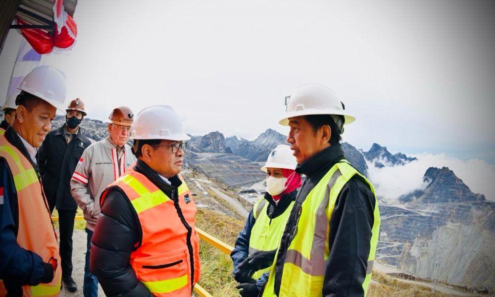 Presiden Tinjau Tambang Grasberg Freeport