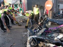 Polisi Olah TKP Kecelakaan yang Merenggut 6 Korban Meninggal di Simpang Empat Kertek