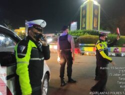 Antisipasi Terjadinya Pelanggaran Lalin Personil Polres Tanjungbalai Laksanakan Blue Light Patrol Atau Penjagaan di Daerah Rawan