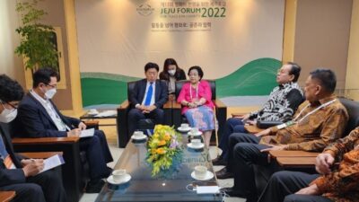 Dari Jeju, Megawati Gelorakan Semangat Persaudaraan Utuh Bangsa Korea