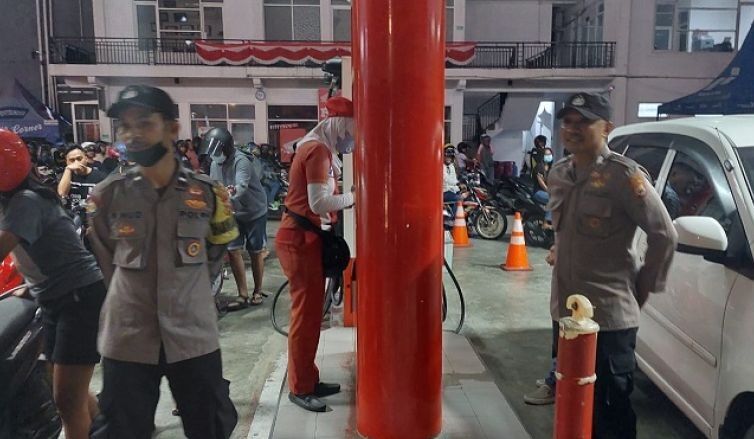 Pertalite dan Solar, Sulawesi Tenggara, BBM Bersubsidi, Stok BBM, Polresta Pulau Ambon