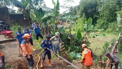 Sukabumi, Bencana Longsor , Tagana, 166 Kali Bencana, 16 Titik