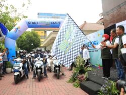 Konvoi 1.300 Kendaraan Motor Listrik PLN Pecahkan Rekor MURI
