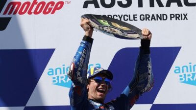 MOTOGP Australia: Rins Sukses Finish Pertama, Quartararo Terperosok ke Posisi Enam Klasemen