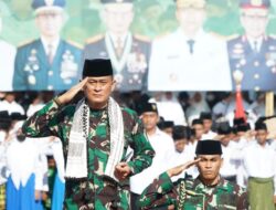 Hari Santri Nasional, Danrem 162/WB Dampingi Pangdam IX/Udayana Upacara Di Kota Bima