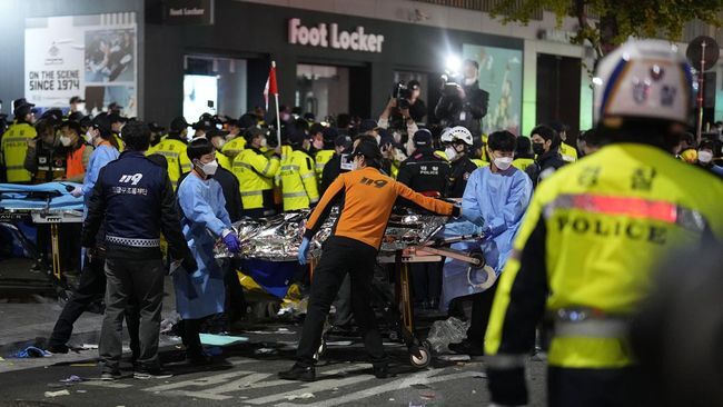 Total Korban Tewas Tragedi Itaewon Jadi 153 Orang