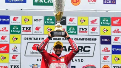 Dengan Gemilang, Andi Gilang Rebut Juara Asia ARRC 2022