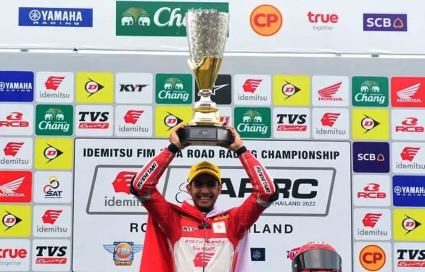 Dengan Gemilang, Andi Gilang Rebut Juara Asia ARRC 2022