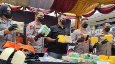 Peredaran Sabu 43 Kilogram Asal Malaysia Digagalkan di Sumut