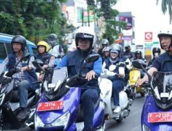 Karyawan PLN Touring Motor dan Mobil Listrik untuk Peringati Hari Lingkungan Hidup Sedunia